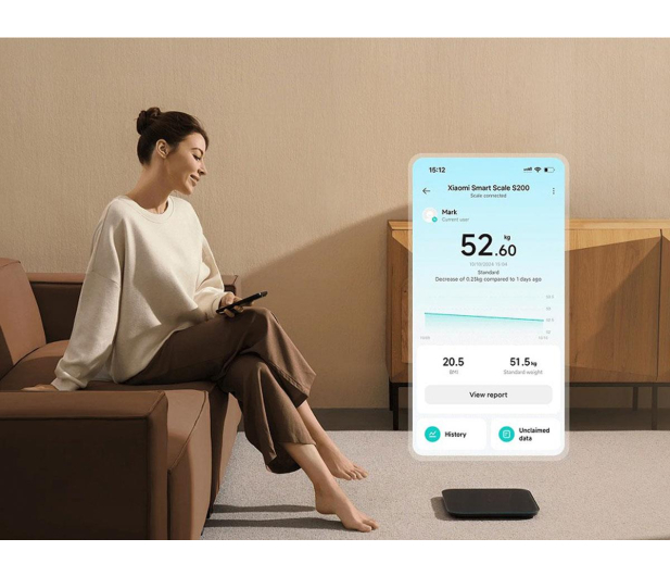 XIAOMI Mi Smart Scale S200 white 59203 - 1363708 - zdjęcie 7